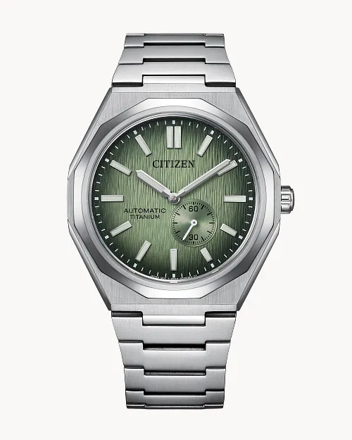 Zenshin 60 Mechanical Green Dial Super Titanium Bracelet NK5020 Zenshin 60 Mechanical Green Dial Super Titanium Bracelet NK5020